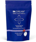 in Dream - Natural Sleep Aid Powder Drink Mix Herbal Adaptogen &amp Antioxidant Blend – Natural Night Sleep Drink for Deep Sleep Relaxation &amp Recovery – Pomegranate Flavor 20 Servings