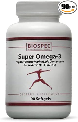BIOSPEC SUPER OMEGA 3 Concentrated EPA/DHA - 67% Higher Potency Super Omega-3 provides a higher concentration of the all important EPA/DHA fraction so that clinically significant levels can be achieve