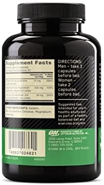 Optimum Nutrition Muscle Recovery and Endurance Supplement for Men and WomenZinc-and Magnesium Supplement180 Count (Pack of 2)