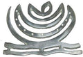 Indian Zinc Helix Vastu Remedies for North-East Ishanya Dosha Nivaran Missing Corner &amp Cuts Remedies (Silver Grey 3 inch 1pc) by Indian Collectible