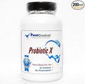 Probiotic X 1000mg / 10 to 50 Billion Live Probiotic Cultures // 200 Capsules // Pure // by PureControl Supplements