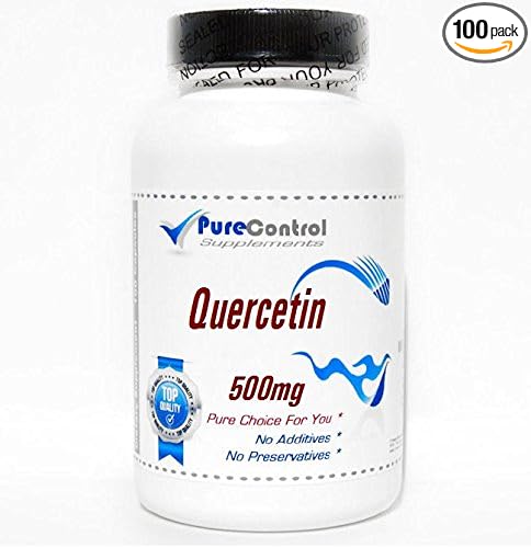 Quercetin 500mg // 100 Capsules // Pure // by PureControl Supplements