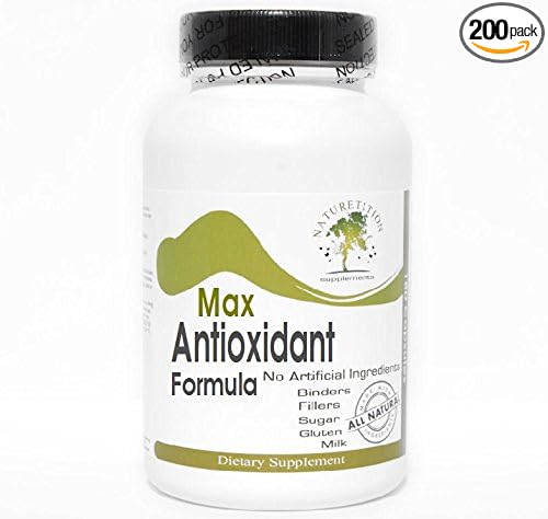 Max Antioxidant Formula ~ 200 Capsules - No Additives ~ Naturetition Supplements