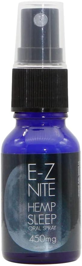 Hemp Sleep Spray with Melatonin L-Theanine Valerian Root Magnesium | Fast Acting Non-Habit Forming Non-GMO Gluten Free Natural Sleep Aid