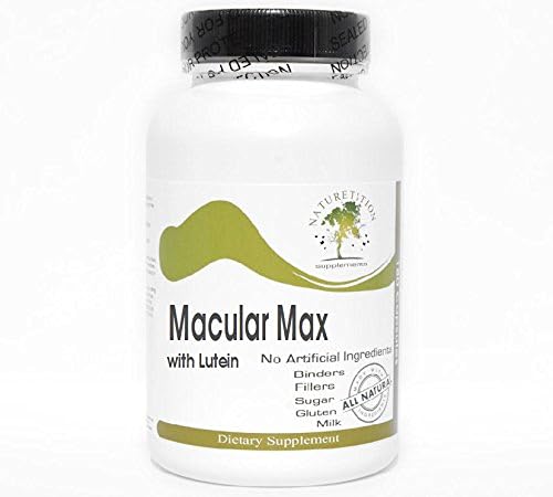 Macular Max with Lutein ~ 180 Capsules - No Additives ~ Naturetition Supplements