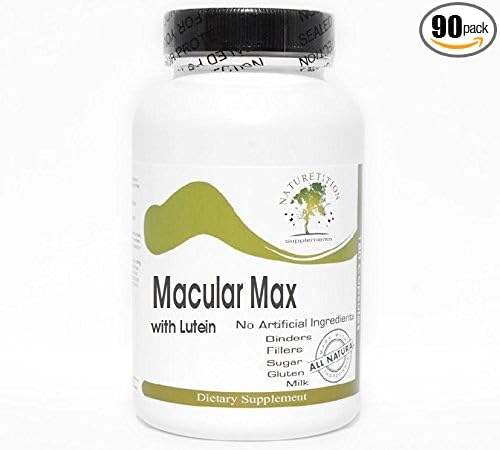 Macular Max with Lutein ~ 90 Capsules - No Additives ~ Naturetition Supplements