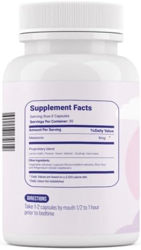 Sleep &amp Restore Vegan Capsules – Herbal Sleep Essential Oils | Improve Sleep Reduce Restlessness &amp Night Awakenings | Natural Non-Groggy Formula for Deep Restful Sleep