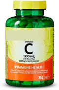 SEDLAV Vitamin C Supplement with Rose HIPS Tablets 500 mg 250 Count Sticker