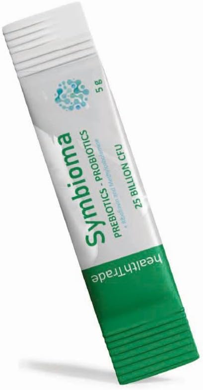 Prebiotic Probiotic Powder 25 Billion CFU Sugar-Free Unflavored 20 Packets with B12 and B2 Vitamins Digestive and Immune Support Supplement