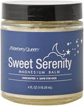 Elderberry Queen Sweet Serenity Magnesium Balm for Sleep 4 oz Kid Safe (Unscented)