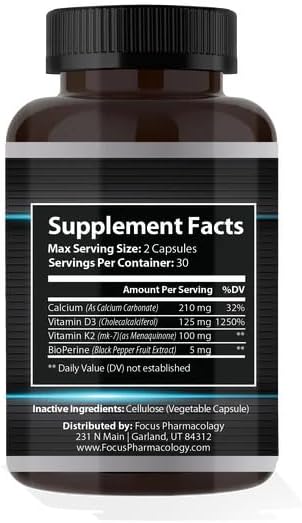 10000 IU Vitamin D3 w/Vitamin K3-180 Capsules