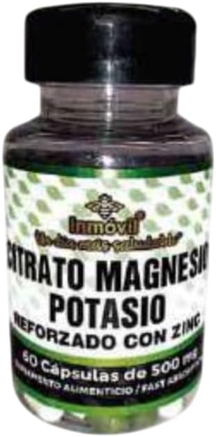 Angely's Beauty Citrato Magnecio Potacio Zinc 60 Capsules