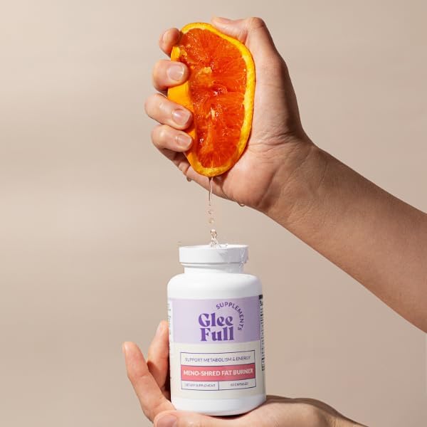 GLEEFULL SUPPS Meno Shred Fat Burner – Supports Metabolism &amp Helps Achieve Slimming Goals for Women