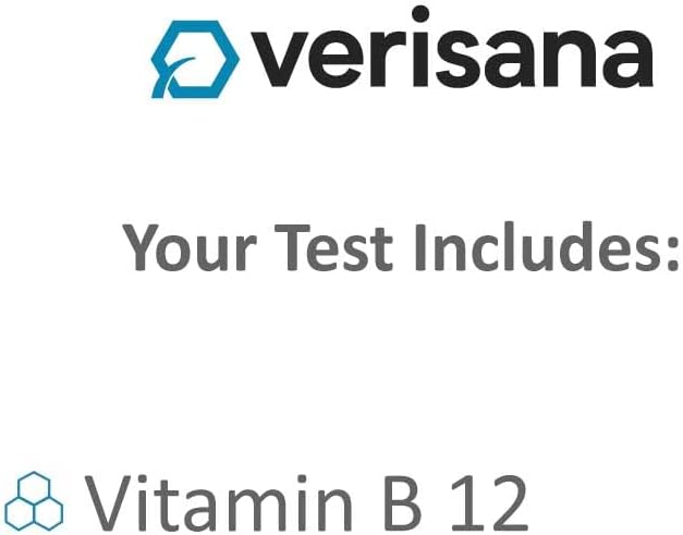Verisana Vitamin B12 Test – Determine Your Vitamin B12 Value Easily &amp Conveniently from Home –Analysis by CLIA-Certified Lab