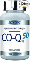 Co-q10 50mg - 100 capsules - Scitec essentials by Scitec