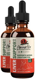 Ancient Pet Liver - Advanced Liver Support Supplement for Dogs - Liquid Delivery for Better Absorption - Milk Thistle Dandelion Artichoke &amp More!