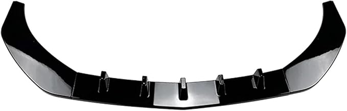Car Front Lip Bumper Front Bumper Splitter Glossy Black Compatible for Benz CLA C117 CLA200 CLA45 2016-2019(Gloss Black)