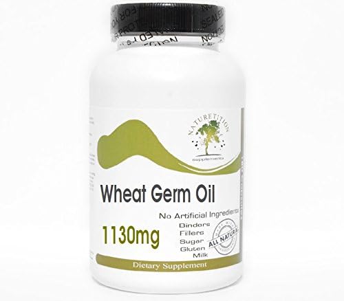 Wheat Germ Oil 1130mg ~ 100 Capsules - No Additives ~ Naturetition Supplements