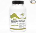 Max Calcium1000mg and Magnesium 1000mg for Women ~ 200 Capsules - No Additives ~ Naturetition Supplements