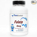 Folate 4mcg // 200 Capsules // Pure // by PureControl Supplements