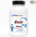 Biotin 1000mcg // 200 Capsules // Pure // by PureControl Supplements