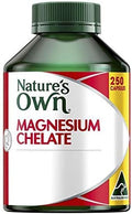 Nature's Own Magnesium Chelate 500mg 250 Capsules Exclusive Pack