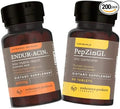Endurance Products Zinc - PepZinGI 75mg for Immune Function &amp Digestive Health Support 60 Chewable Tablets and ENDUR-ACIN Niacin - Vitamin B3 Niacin 500mg Extended Release &amp Low-Flush 200 Tab