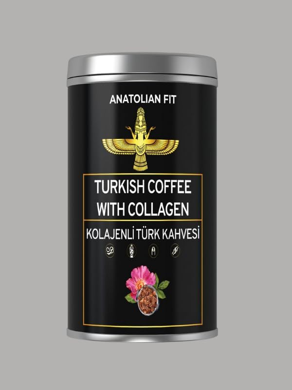 Natural Powder Collagen Coffee for Types 1-5 | Health Boosting Collagen Supplement &amp Anti-Aging Benefits 100 gr /3.53 oz
