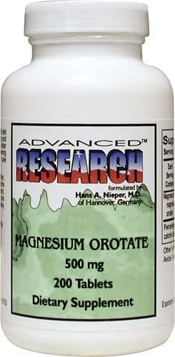 Dr. Hans Nieper Magnesium Orotate Tablets 500 Mg 200 Count