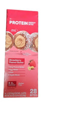Protein Energy Bites Gluten Free Protein Balls Strawberry Peanut Butter 24.6 oz (28 Bites)