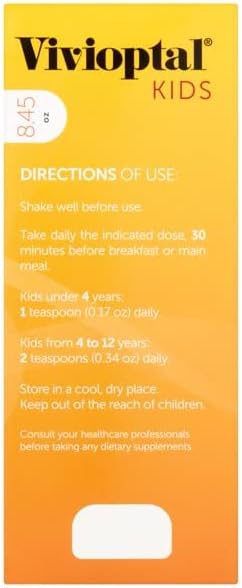 Vivioptal Kids Liquid Multivitamin &amp Multiminerals Supplement Berries 8.45 Fl Oz