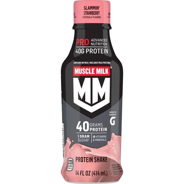 Muscle Milk Pro Advanced Nutrition Shake 14 Fl Oz 40 g Protein 8 Bottles (Variety Pack)