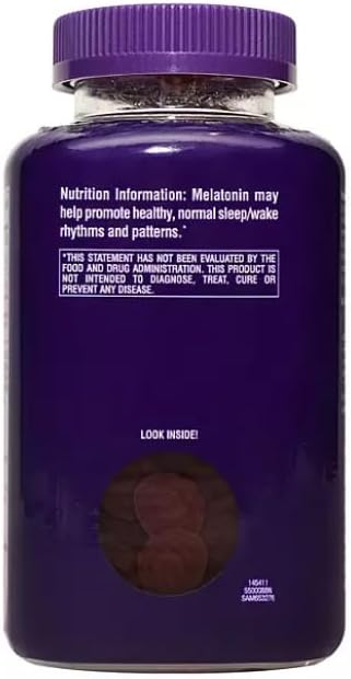 Melatonin 5mg Gummies - Natural Strawberry Flavor - 200 ct