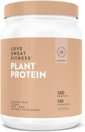 Love Sweat Fitness Organic Vegan Protein Powder for Women | 23g Plant Protein | No Bloat No Chalk | Peanut Butter | Gluten Free Non-GMO | 14 Servings