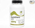 Pantothenic Acid 500mg ~ 100 Capsules - No Additives ~ Naturetition Supplements