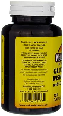 Nature's Blend Glucosamine/MSM Complex Capsules - 120 ct Pack of 6