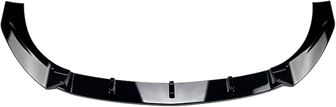 Car Front Bumper Lip Spoiler Diffuser Canary Lip. Compatible for Mercedes CLA 45 AMG C118 CLA C118 Grade 2019-2023 (Color : Glossy Black)