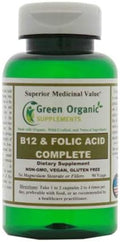 Green Organic Supplements' Vitamin B12 &amp Folic Acid Complete