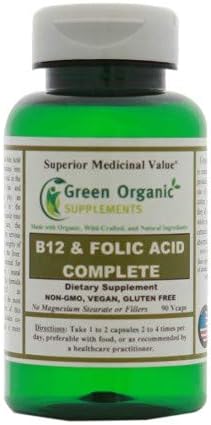 Green Organic Supplements' Vitamin B12 &amp Folic Acid Complete