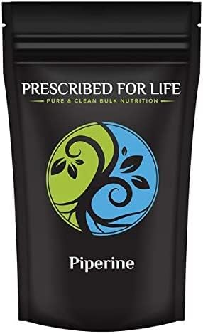 Prescribed For Life Piperine Powder 95% Black Pepper Extract Powder Gluten Free Vegan Non GMO Natural Antioxidant (340g)