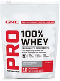 GNC Pro Performance 100% Whey Protein Powder 2.0 Fast Absorbing for Muscle Strength and Recovery Unflavored 12 Servings