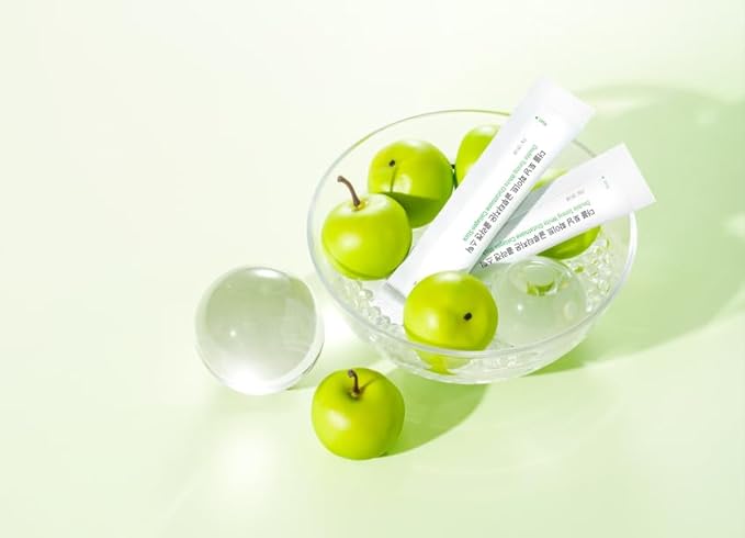 Double Toning White Glutathione Collagen Jelly Stick. Korean Beauty Supplement with Glutathione 98% Fish Collagen Peptide-1000 mg Vitamin C &amp Vitamin E. Green Apple Flavor 14 Sticks.