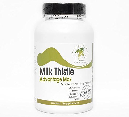 Milk Thistle Advantage Max ~ 180 Capsules - No Additives ~ Naturetition Supplements