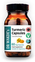DR WAKDE'S Turmeric Capsules (Curcuma Longa 60 Veg Caps Plant-Based Supplement Ayurvedic Herb All Natural Vegan)