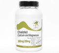 Chelated Calcium 500mg and Magnesium 250mg ~ 200 Capsules - No Additives ~ Naturetition Supplements