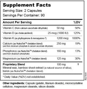 Macro Mineral Boost - High Intensity Calcium Supplement for Bone &amp Teeth Health with Vitamin C D K Calcium Phosphorus and Magnesium Ultra Absorbable