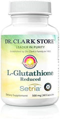 Dr. Clark Glutathione Reduced Antioxidant Supplement 500 MG 60 Capsule