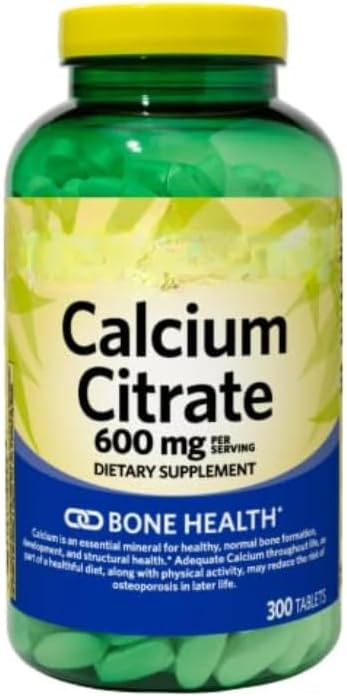 SEDLAV Calcium Citrate Tablets Dietary Supplement 600 mg 300 Count Sticker