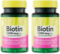 SEDLAV (2 Pack Biotin Softgels 1000mcg 150 Count Sticker Designed to Fit Into Wellness-Focused Supplement Plans