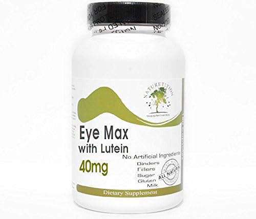 Eye Max with Lutein 40mg ~ 180 Capsules - No Additives ~ Naturetition Supplements
